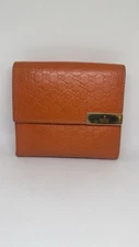 Auth GUCCI Mini GG Guccissima Leather bifold Wallet