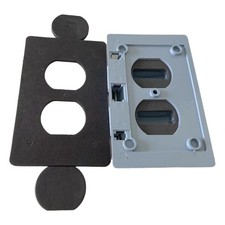 Horizontal Gang Electrical Outlet Weatherproof Designs Protective Cover