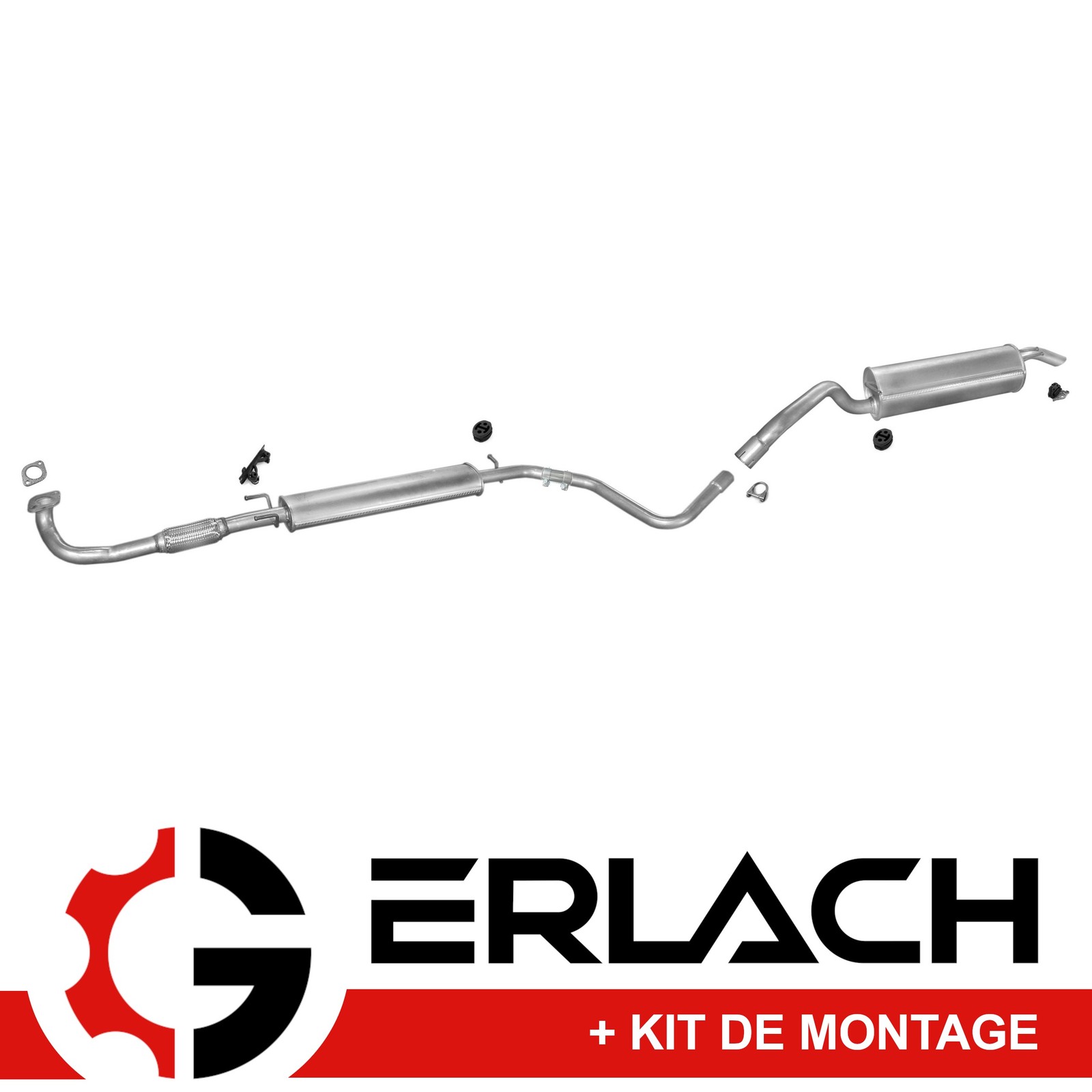 Silencieux echappement Fiat Stilo Multi Wagon 1.6 16V essence