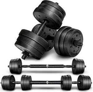 Ensemble de dumbbells de poids pour hommes & Femmes Poids de la main d'Barbell Gym entraînement 20 kg