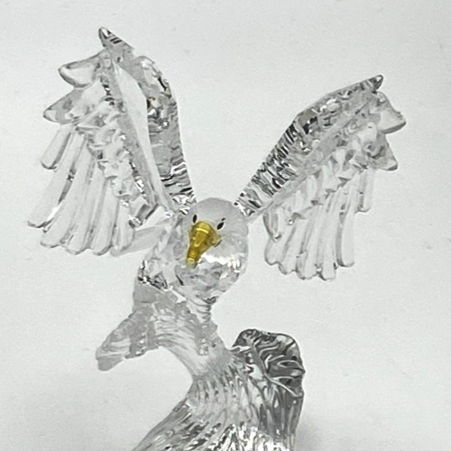 SWAROVSKI Crystal Bald Eagle Figurine 248003 - Mint w Inner/Outer