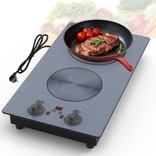 Gihetku Plaque Cuisson Induction 2 Feux Noir