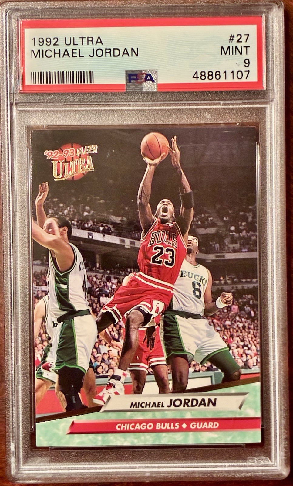 1992 Fleer Ultra Michael Jordan #27 Bulls PSA 9 GOAT 🔥. READ PIC 3