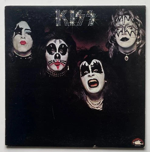 ORIGINAL Vtg KISS 1st Album SELF TITLED Record 1974 PRESSING Lp VINYL is NR MINT