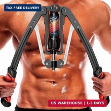 Twister Arm Exerciser Adjustable 22-440lbs Hydraulic Power Chest Red