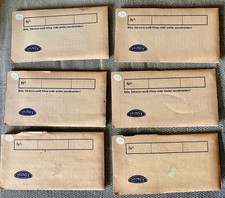 Lot of 6 Vintage Minox Camera Negative Plastic Wallet Cards Envelopes