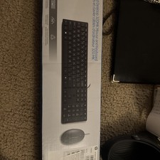 HP Wired Desktop 320MK Mouse and Keyboard - Black 9SR36UT ABA 