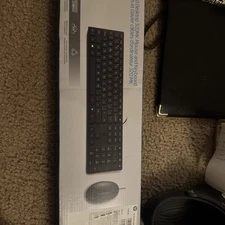 HP Wired Desktop 320MK Mouse and Keyboard - Black (9SR36UT#ABA)