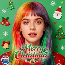 Silver Grey Gray Hair Spray Temporary Hair Color Spray for Kids Women Men, Wa...