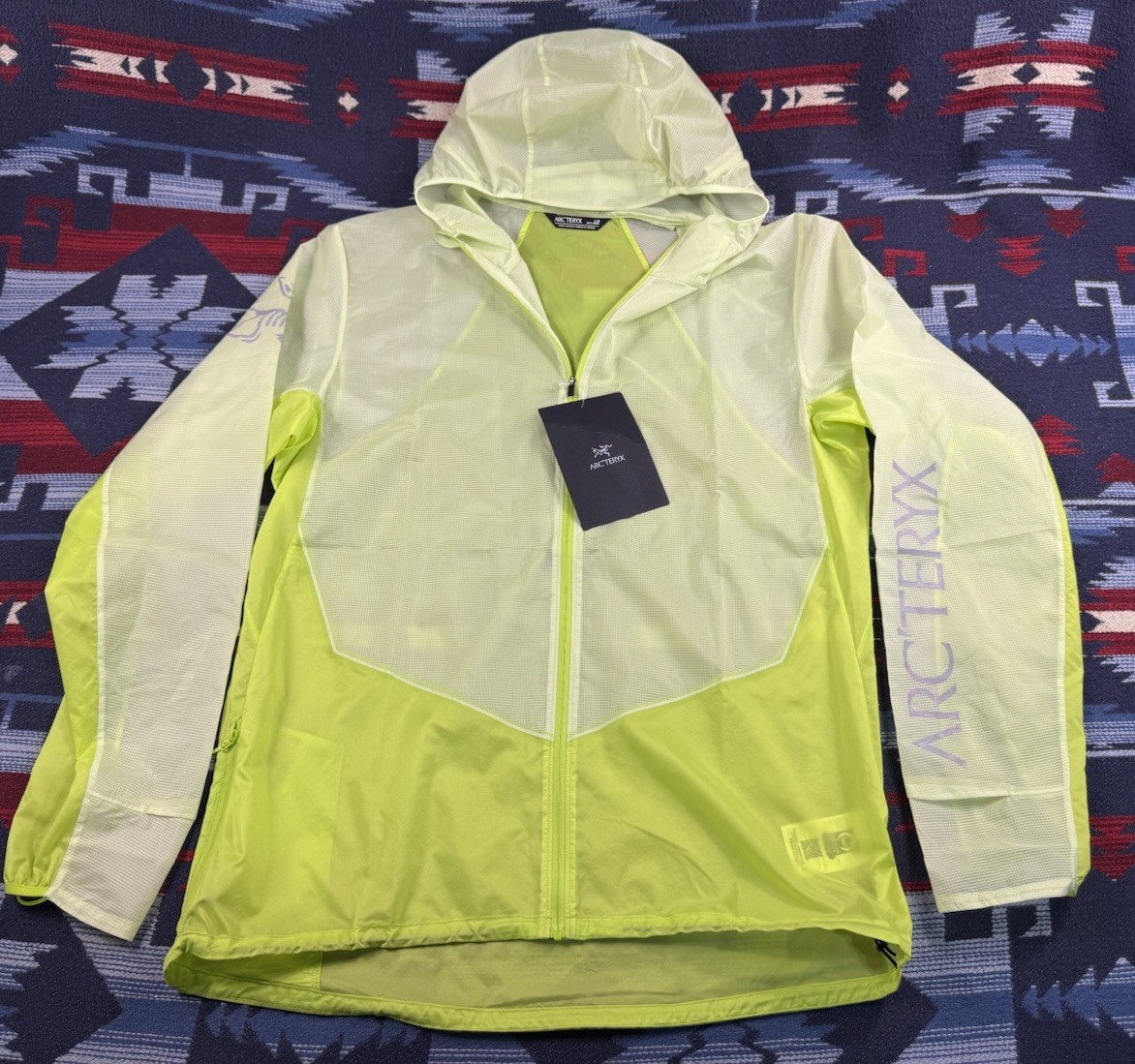 ARC'TERYX Norvan Windshell Hoody Packable Jacket Cloud Void Men's