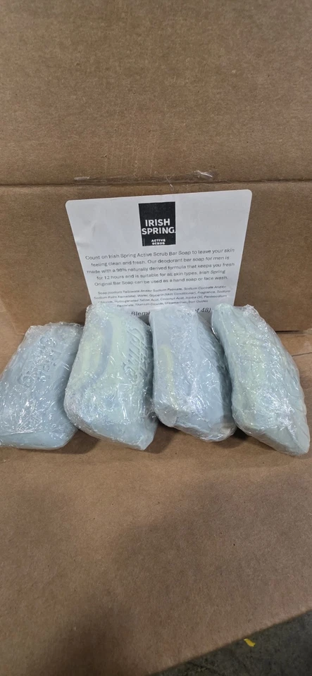 48x Sabonete em Barra Ativo Irish Spring Original 4 oz SEM Linhaça (Lote de 48 Barras) - Imagem 4 de 4