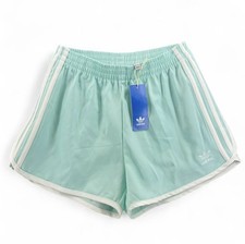 NWT Adidas Originals Women's 3-Stripes Dolphin Shorts Mint Green XS