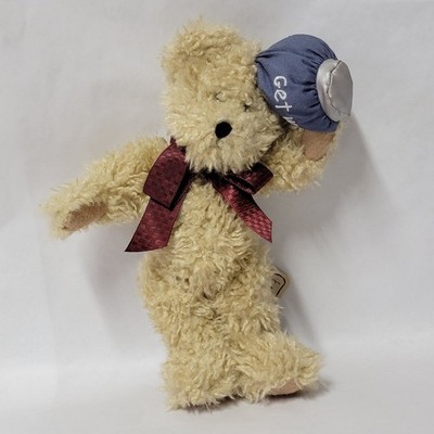Boyds The Head Bean Collection Get Well Teddy Bear Plush Stuffed Animal