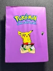 Vintage Pokemon Card Binder With 88 Cards Inside WOTC Collection Bundle Pikachu