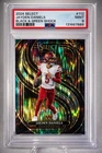 2024 Panini Select Jayden Daniels #112 Black & Green Shock Prizm PSA 9