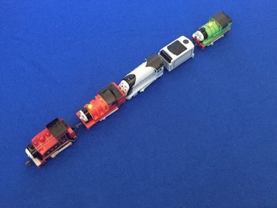 ROSIE + JAMES + SPENCER + PERCY  Thomas Capsule Plarail Trains