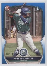 2023 Bowman Prospects Blue 86/150 Martin Gonzalez #BP-28 09an