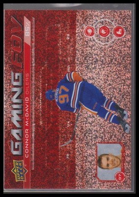 2024-25 Upper Deck #GFOV-20 Connor McDavid Gaming FOV Speckle