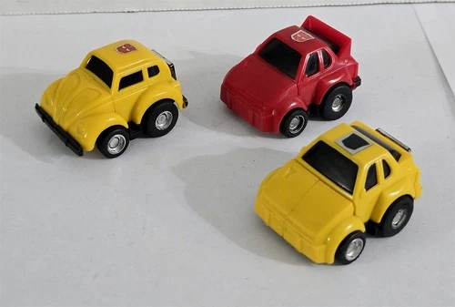 B-256 VINTAGE 1980'S HASBRO G1 TRANSFORMERS AUTOBOT MINI VEHICLES LOT