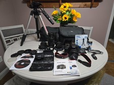 CANON EOS 1200D Digital SLR "Huge Bundle Package", w/ Digital Tripod Light Use
