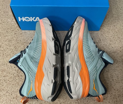 Hoka Womens Bondi 7 Sneakers 1110519 Hoka One One Running Sz 6.5 Blue Haze New - Picture 7 of 10