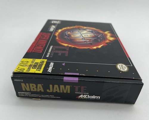 NBA JAM TE (Super Nintendo SNES) Complete Box w/ Game, Manual + Poster - Tested! - Picture 11 of 14