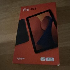 Amazon Fire HD 8 (12th Gen) Tablet 3GB RAM 32GB Black 8" Hexa Core Wi-Fi Alexa
