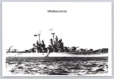 Postcard USS Macon CA-132 LP1