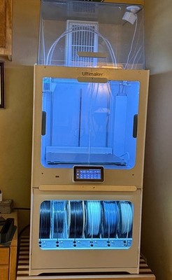 Ultimaker 5S Pro Tower Dual 3D Printer with extras!