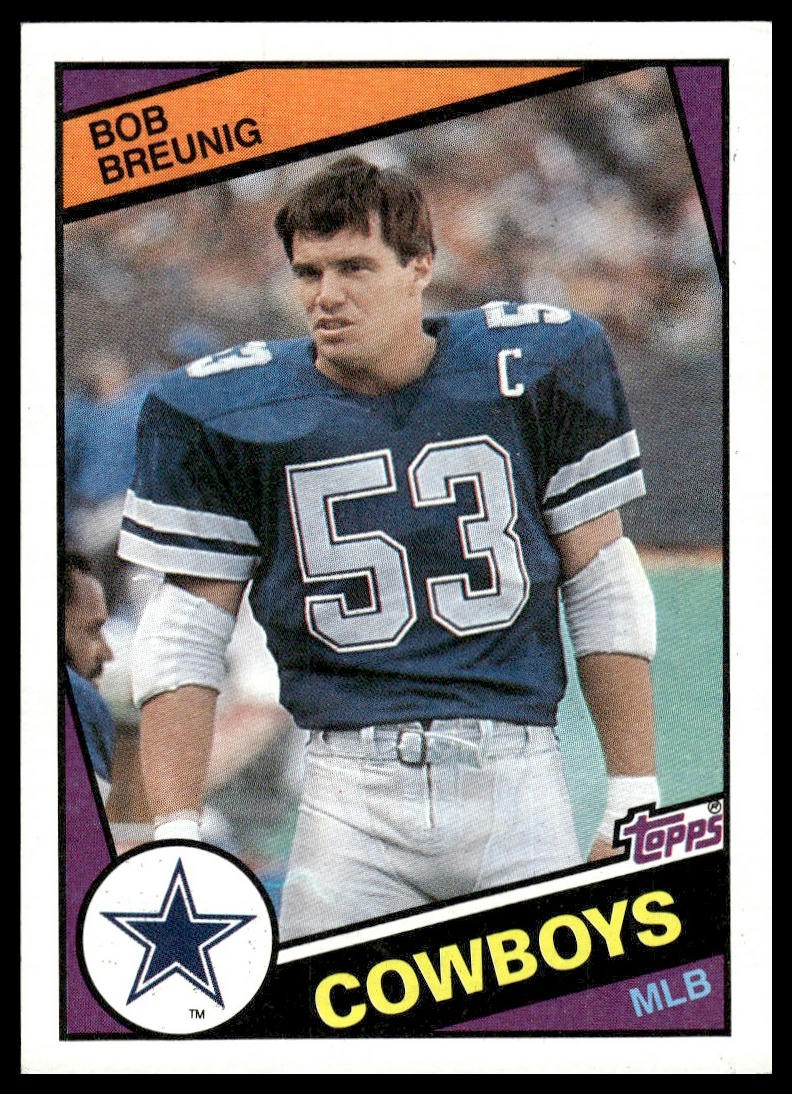 1984 Topps #236 Bob Breunig Dallas Cowboys NM