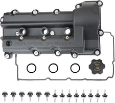 MITZONE Right Valve Cover with Gasket Compatible with 2006-2010 Dodge Journey...