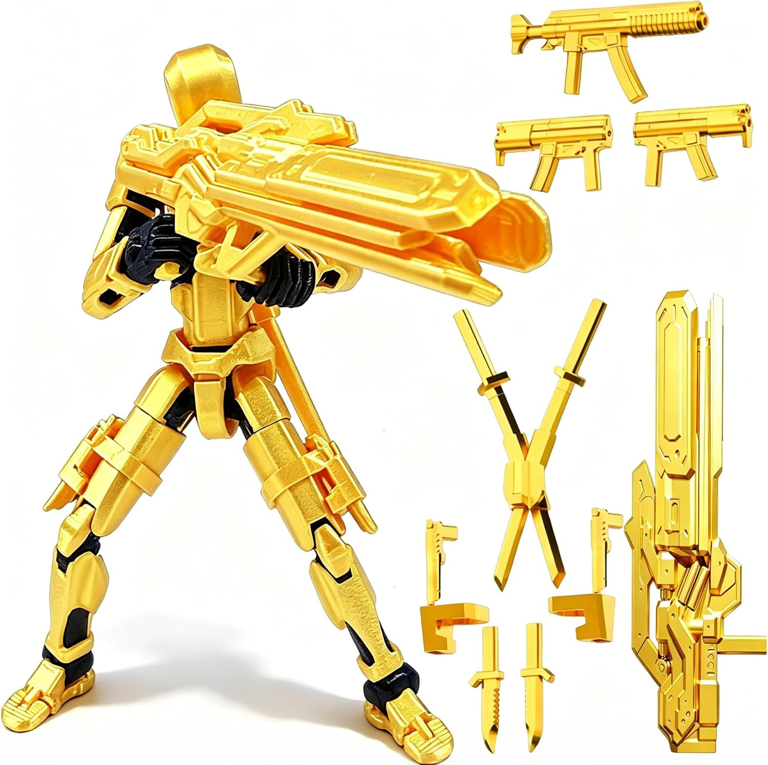 Titan 13 Action Figure Set, Multi-Jointed Dummy Robot 13 Action Figure