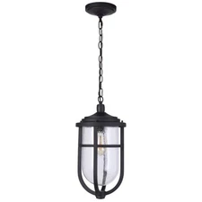 Craftmade ZA4721-MN Voyage 1 Light 10 inch Midnight Outdoor Pendant