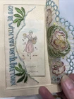 WW1 Soldier Embroidered Silk Postcard w/ Card Insert God Be With Until I Return