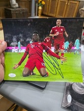 Alphonso Davies Signed 8x10 Photo Autographed CANADA World Cup  Bayern  coa jsa