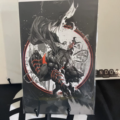 Venom #26 Kael Ngu Sketch BLACK VIRGIN Variant Cover Homage to Spiderman