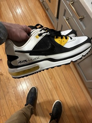 Nike Air Max Wright Yellow White Black Training & Running Shoes Sz 12 317551 117
