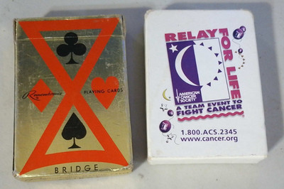 Remembrance Bridge Wells Farmers Elevator 1967 & ACS Relay For Life Playing Card