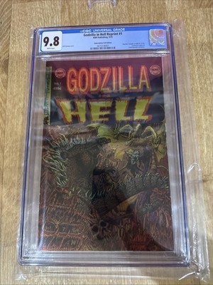 Godzilla in Hell #1 IDW Publishing CGC 9.8 Foil Zornow Subscription Graded