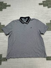 Ted Baker London Ginald Polo Shirt Mens 6 Gray Regular Fit Cotton Golf Tennis
