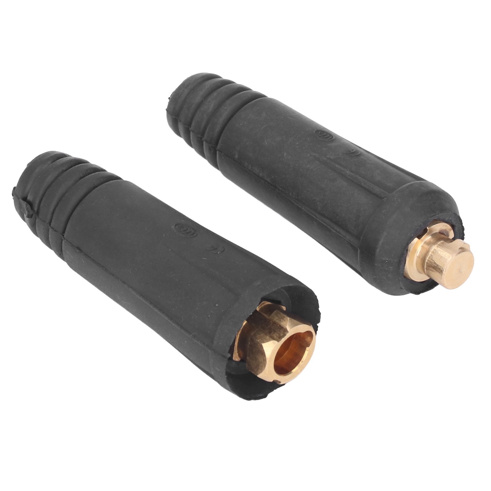 10Set Welding Cable Connector Plug Rubber Brass European Welding Machine Quick F