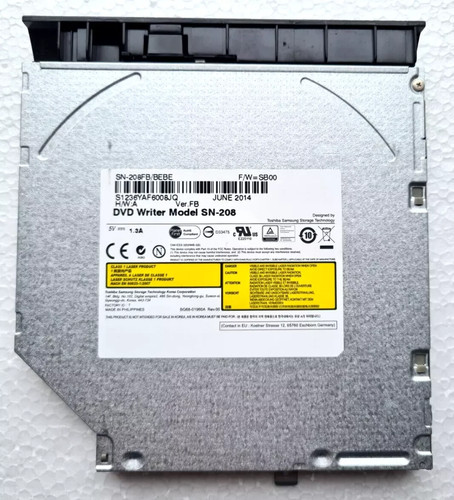 Clevo W650 W670SF DVD RW Writer Optical Disk Drive SN-208 - 第 1/2 張圖片