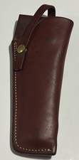 Classic Old West Style Maker Brown Leather Pistol Holster, 61 N 2, El Paso, TX