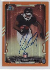 2015 Bowman Chrome Rookie Orange Refractor 16/50 Josh Robinson #RCRA-JR Auto 0f8