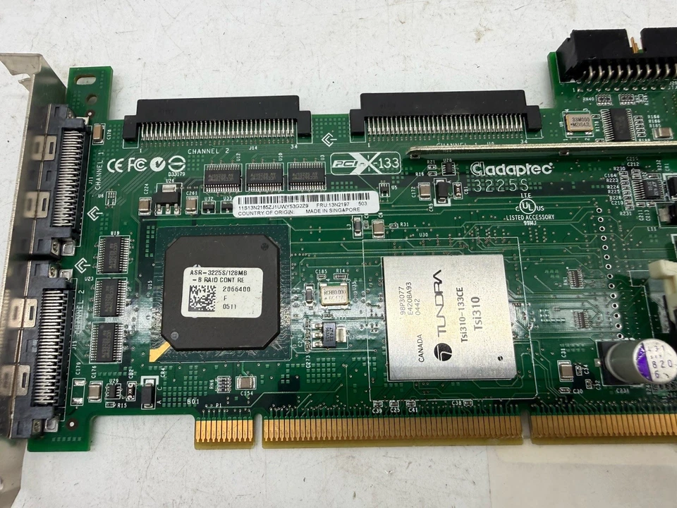 Adaptec PCI-X Dual-Channel SCSI RAID Controller Card – VHDCI Ports – Tested Work - Image 2 of 4