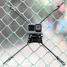 Upgraded Gopro Fence Mount Hook Chain Link for Hero 13 12 11 10 9 8 7 6 5 4 3 Me