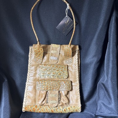 J.Jensen designs Crocodile Leather Handbag
