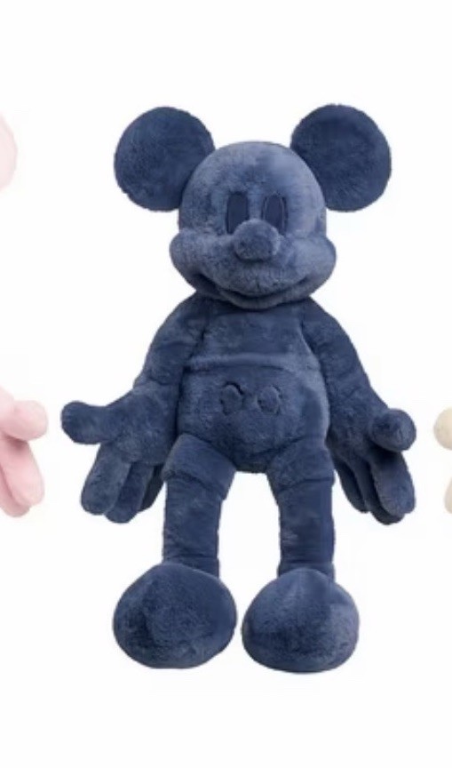 Disney Classic Mickey Mouse MK Monochromatic Jumbo Plush Blue | eBay