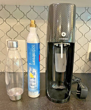 SodaStream One Touch Electric Soda Maker, Black &ndash; GENTLY USED Model SOT - 001