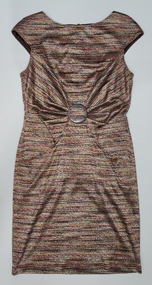 David Meister Women's Multicolor Knit Dress Size 12